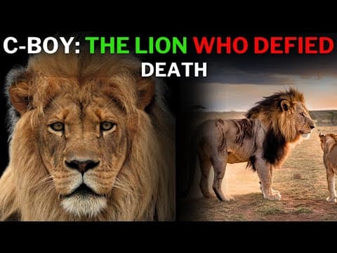 C-Boy vs. The Killers: An Elegy for the Serengeti's Most Legendary Warrior Lion