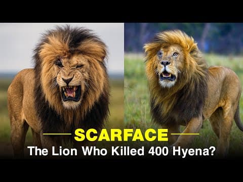 Scarface: The Lion Buried in Honor of His Fearsome Power..
