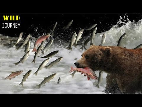 The wonders of God's creation: Salmon and its journey upstream between the river and the sea